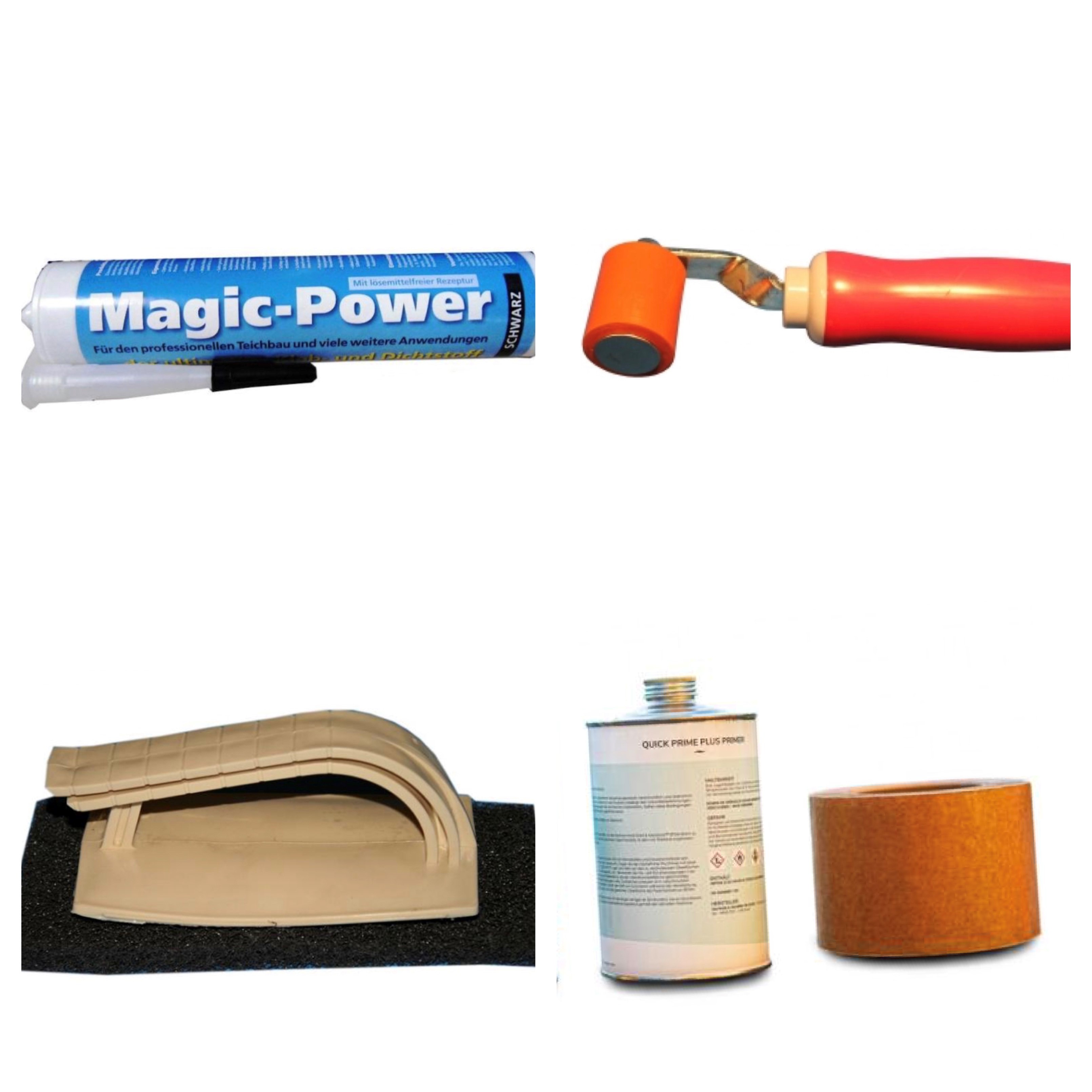 Zubehör EPDM Teichfolie Primer, Nahtband & Reparatur