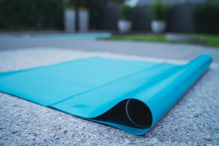 PVC Teichfolie 1,00 mm blau Maßanfertigung