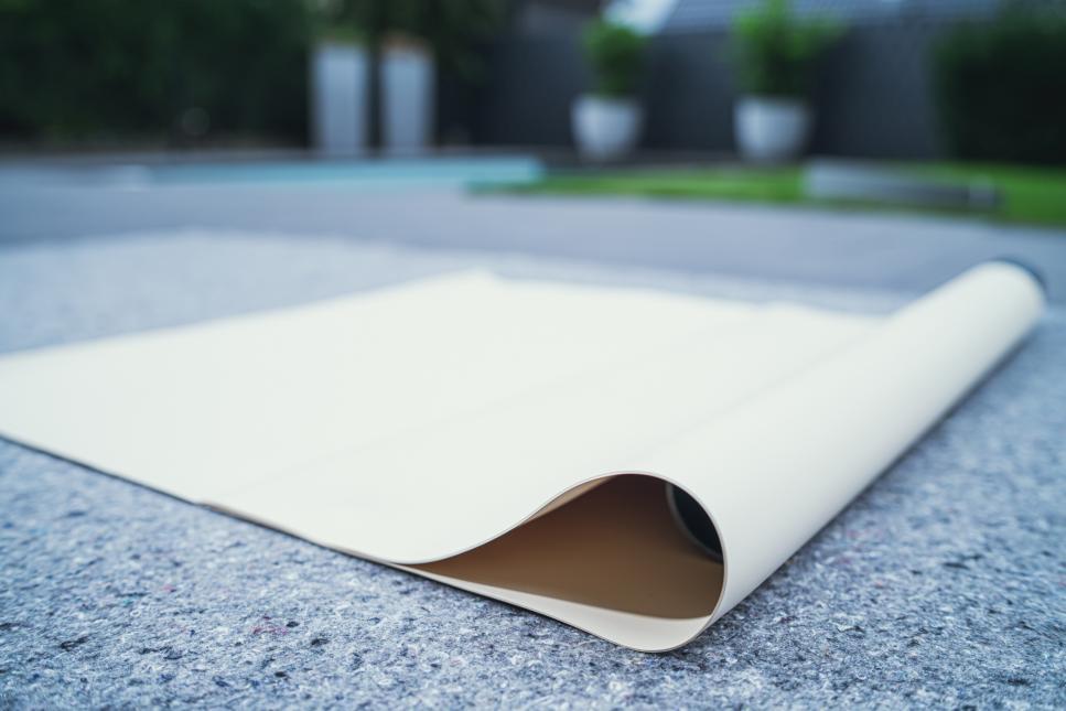 PVC Teichfolie 1,00 mm sand/beige Maßanfertigung